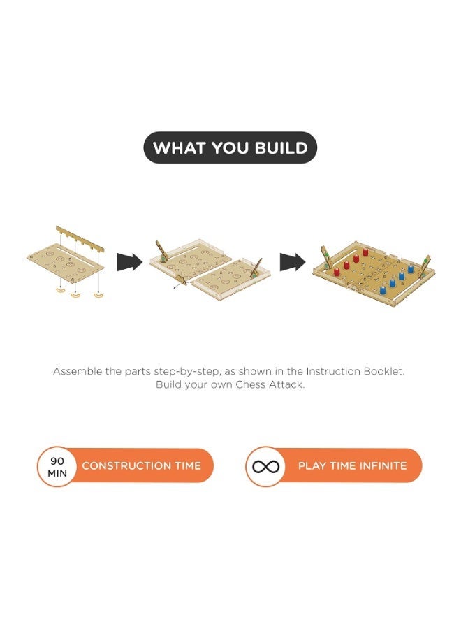 سمارتيفيتي لعبة Smartivity Chess Attack STEM التعليمية التفاعلية، لعبة تعليمية وتفاعلية للأطفال من سن 8 إلى 14 عامًا، هدية للأولاد والبنات، صنع في الهند. - Image 3